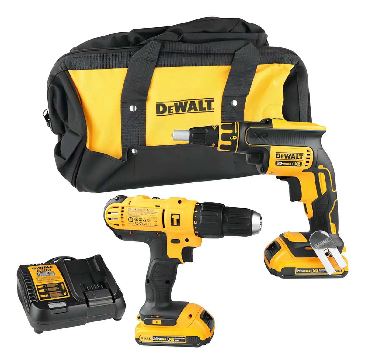 Kit Parafusadeira/furadeira Drywall + Bolsa Dck299d2 Dewalt