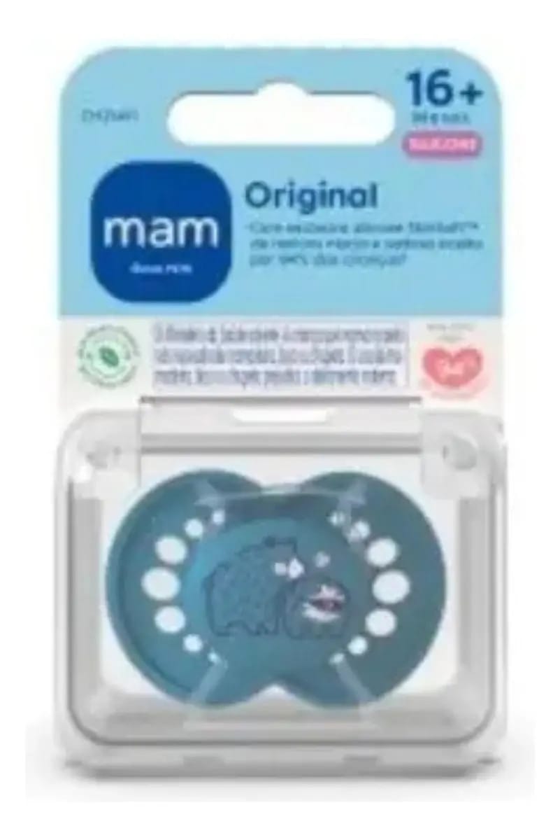 Chupeta Azul Silicone Mam 16 Meses CH21411