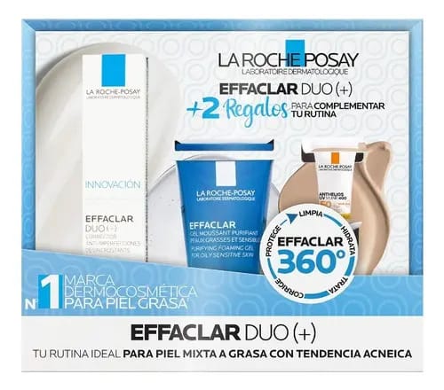 Kit La Roche Posay Effaclar Duo Gel Moussant & Anthelios Tipo de pele mista a oleosa