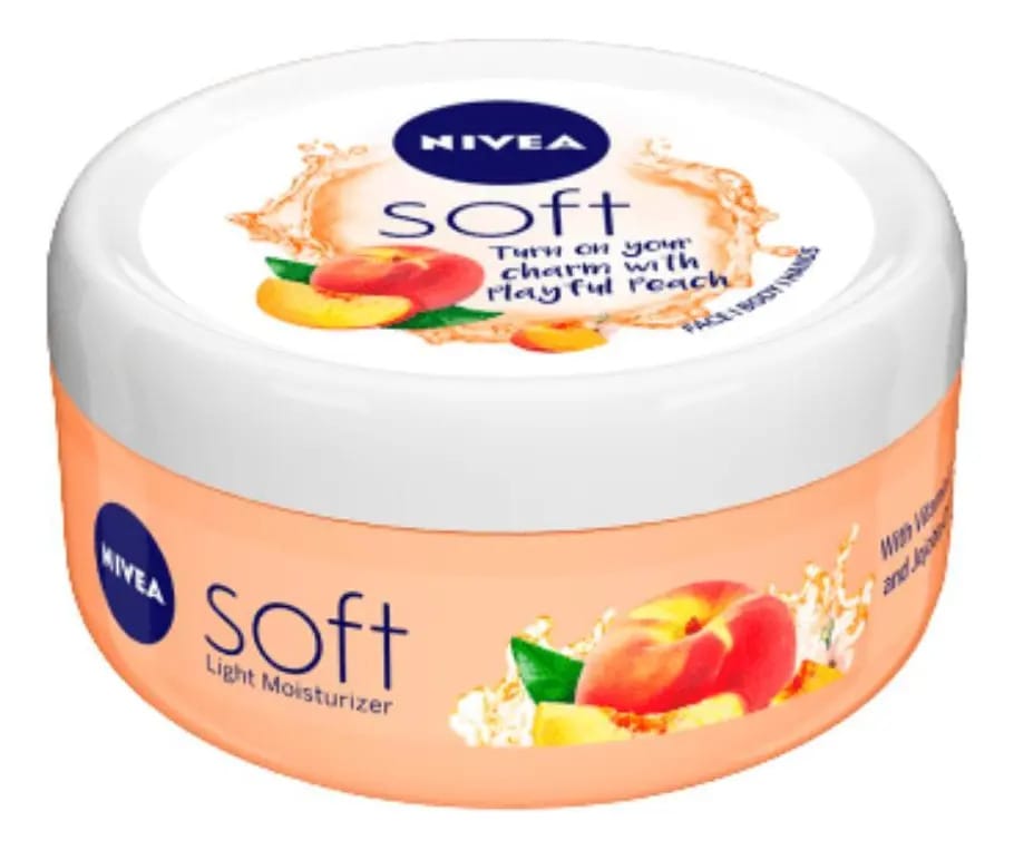 Hidratante Nivea Soft Pessêgo 100 Gramas