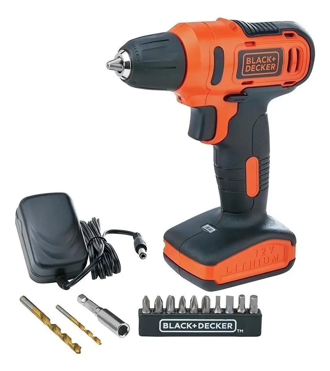 Furadeira Parafusadeira Black+decker 900rpm Laranja 12v