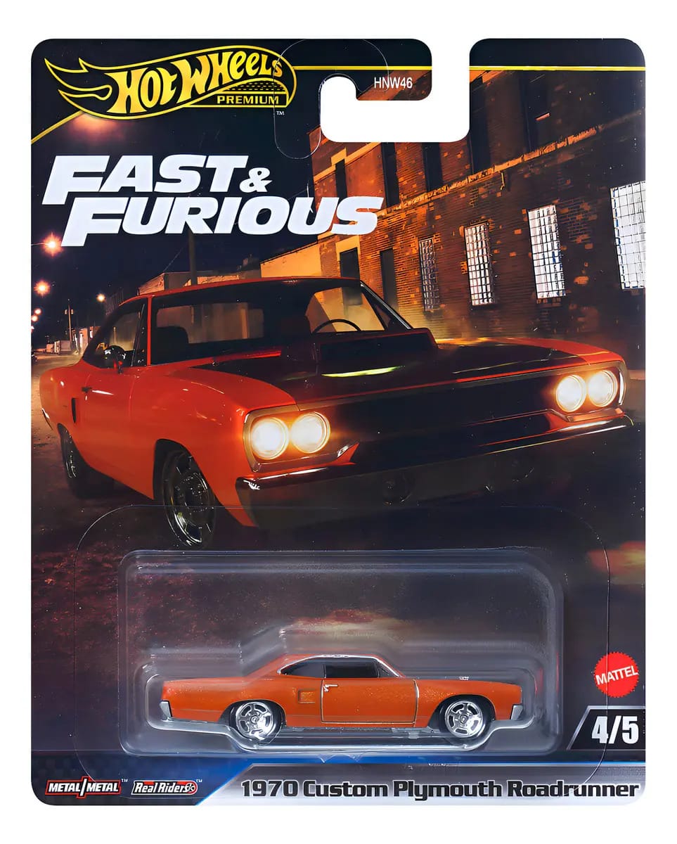 Hot Wheels 1970 Custom Plymouth Roadrunner - Fast & Furious
