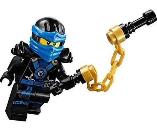 Minifigura Lego Ninjago Deepstone: Jay Com Nunchucks De Lego