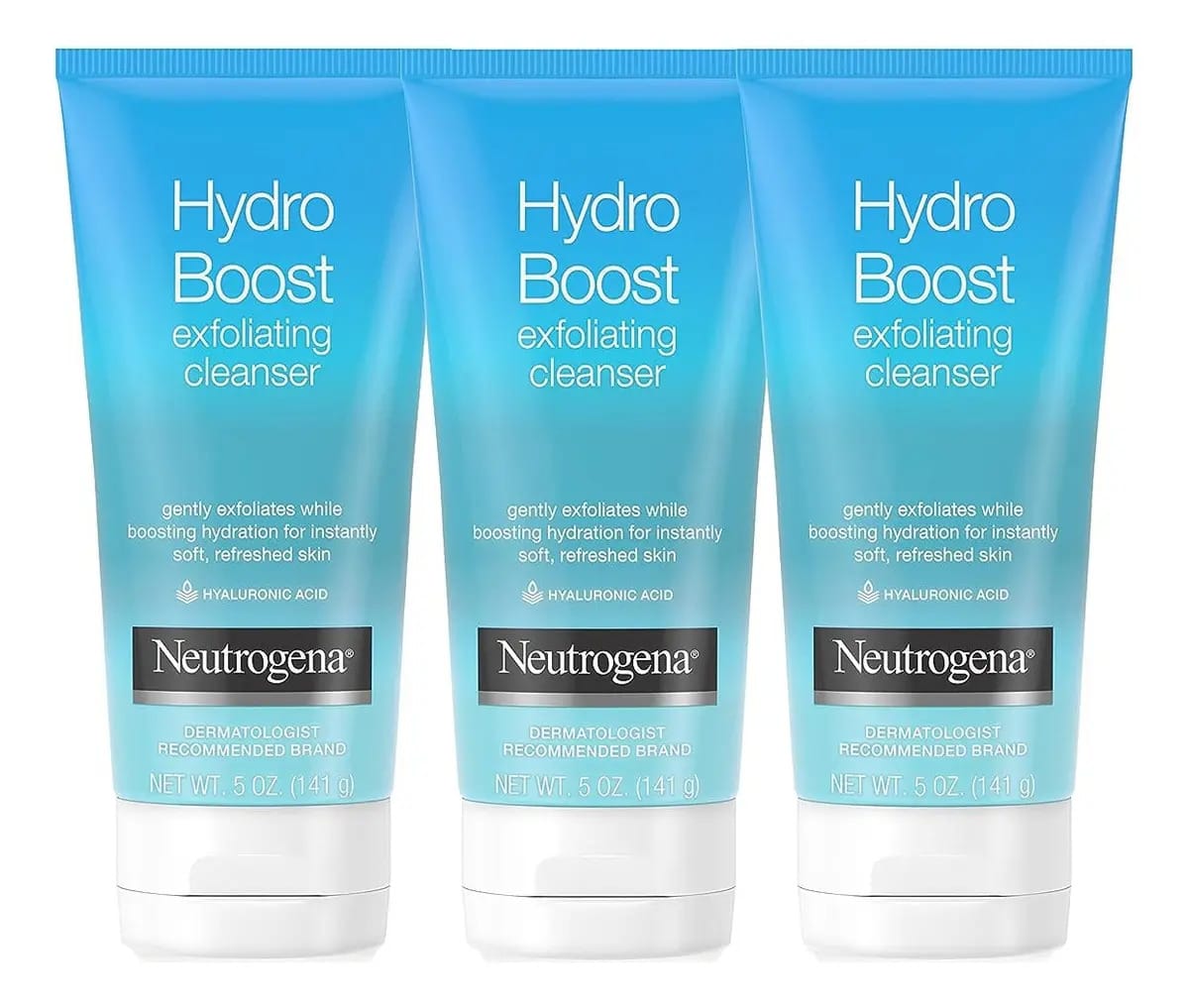 Limpador facial esfoliante suave Neutrogena Hydro Boost Aci