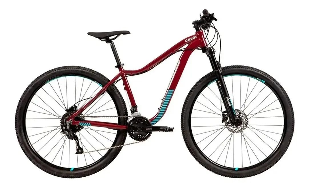 Bicicleta Mtb Caloi Atacama Feminina Aro 29 - 2021 Cor Vermelho Tamanho do quadro 17