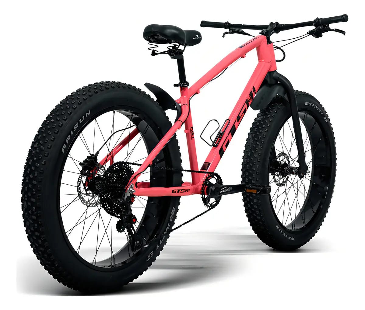 Bicicleta 26 Gts M1 Fat Bike Freio Hidráulico 1x11 Fat Trail Cor Goiaba Tamanho Do Quadro 20