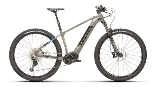 Bicicleta Eletrica Mtb Sense Impact E-trail Cinza/preto/azul
