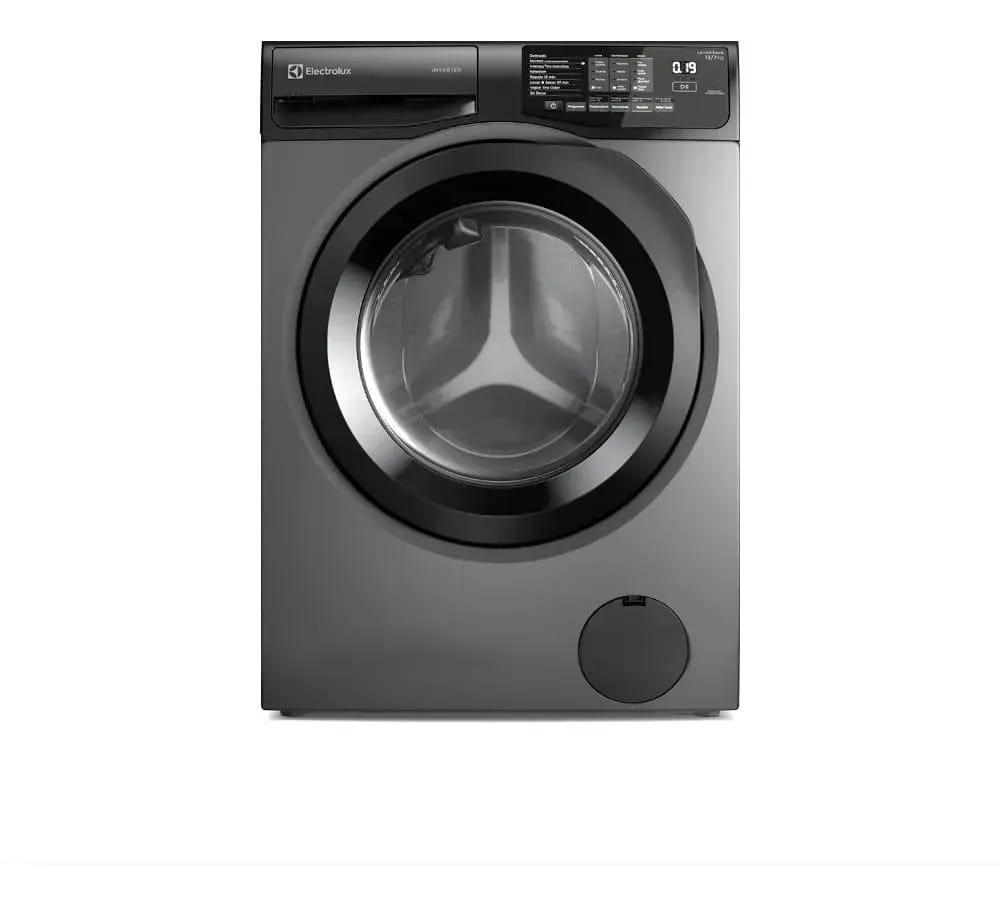Lava E Seca Electrolux 12kg Cinza Ônix Inverter (lsc12 Cinza