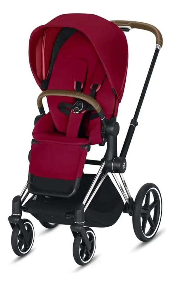 Carrinho de bebê reversível Cybex Priam 3 Red Brown