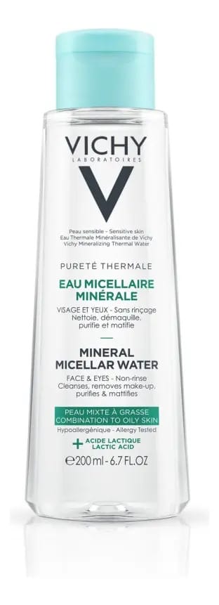 Vichy Purete Thermale Água Micelar Pele Mista A Oleosa 200 Ml
