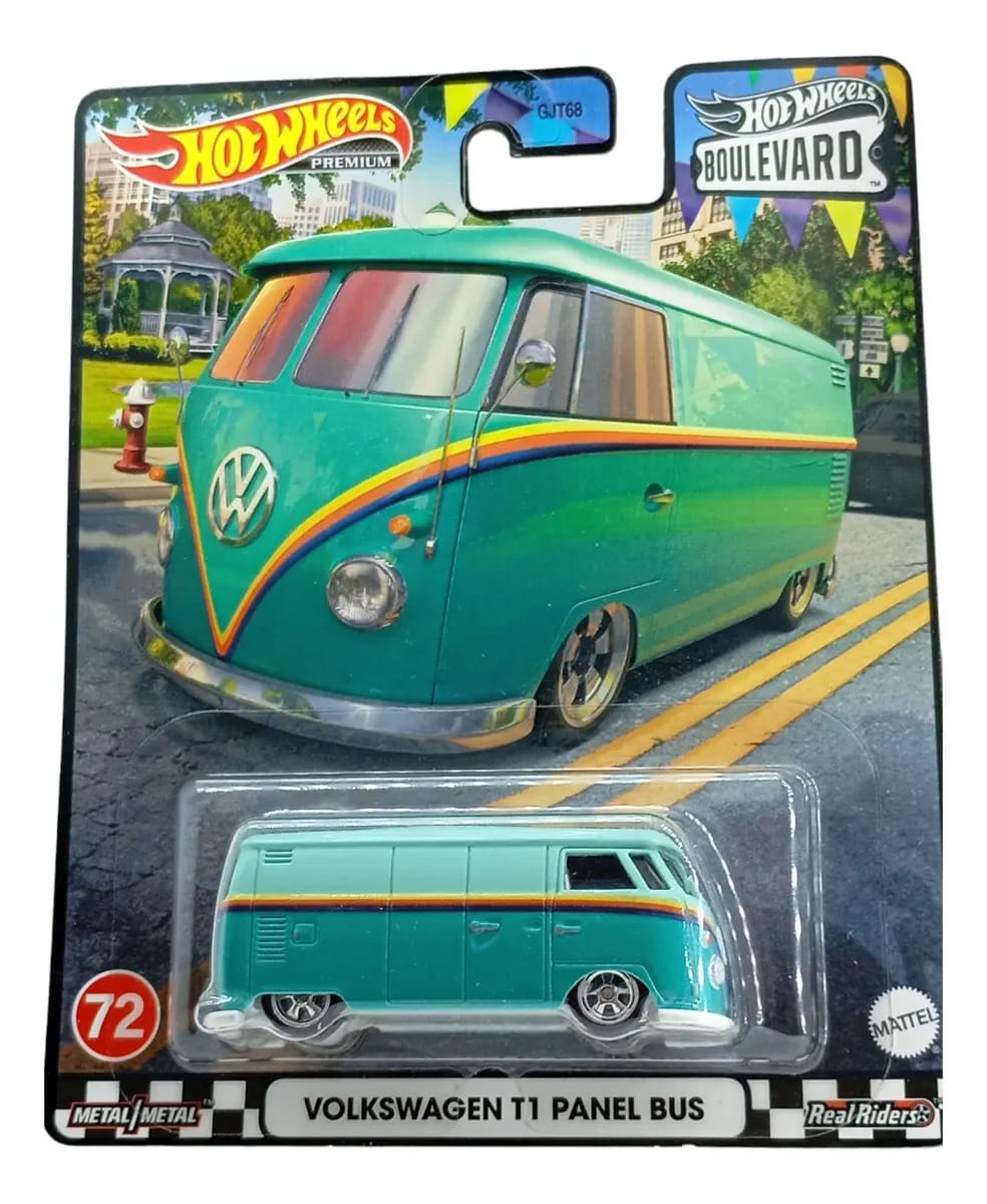 Hot Wheels Volkswagen T1 Panel Bus Boulevard Cor Verde