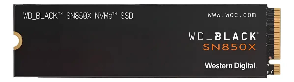 SSD Interno Western Digital SN850x 4TB NVMe M.2 2280 para PS5 e PC