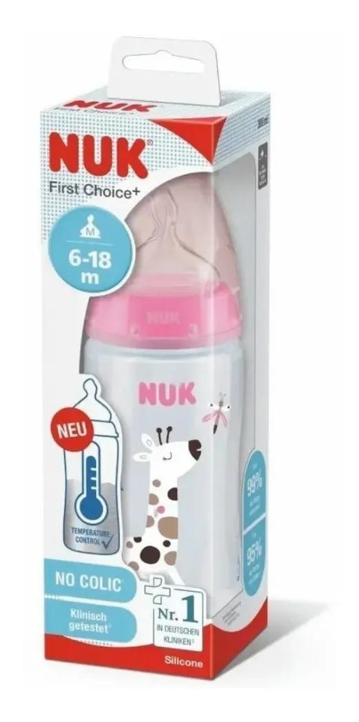 Garrafa Nuk First Choice Plus com controle de temperatura X300ml