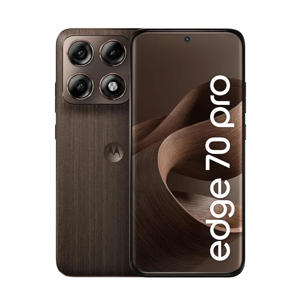 Smartphone Motorola Edge 70 Pro 5g - 512gb 24gb (12gb Ram+12gb Ram Boost), 4 Câmeras De 50mp, Tela 1.5k Extreme Amoled 144hz, Bateria 6500 Mah, Ip68/ip69 - Madeira
