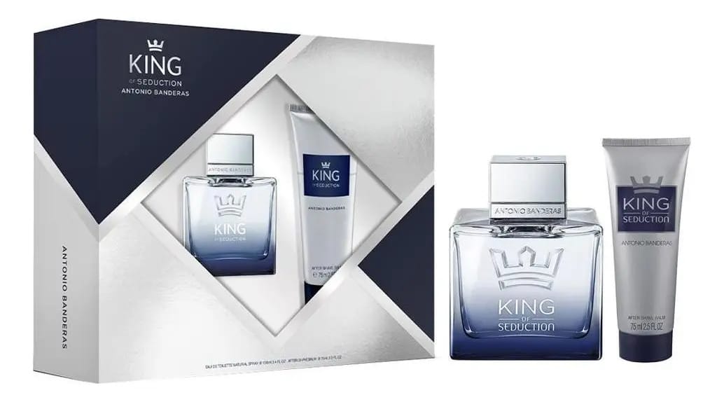 Antonio Banderas King Of Seduction Perfume 100ml + Locao Volume Da Unidade 30 Ml