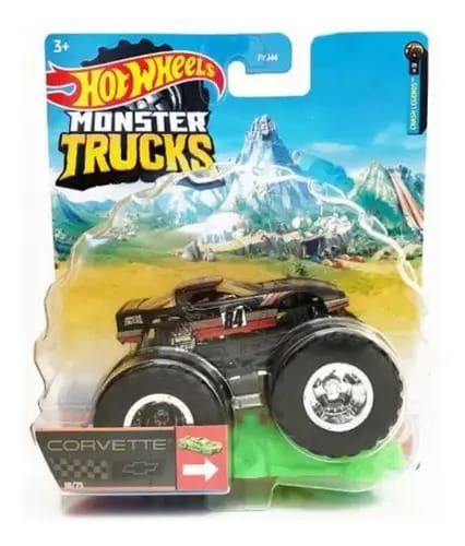 Hot Wheels Monster Trucks 1:64 Fyj44 - Corvette