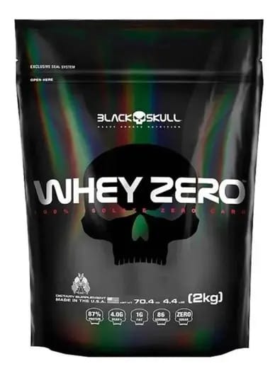 Whey Zero Refil 2kg - Black Skull Sabor Cookies