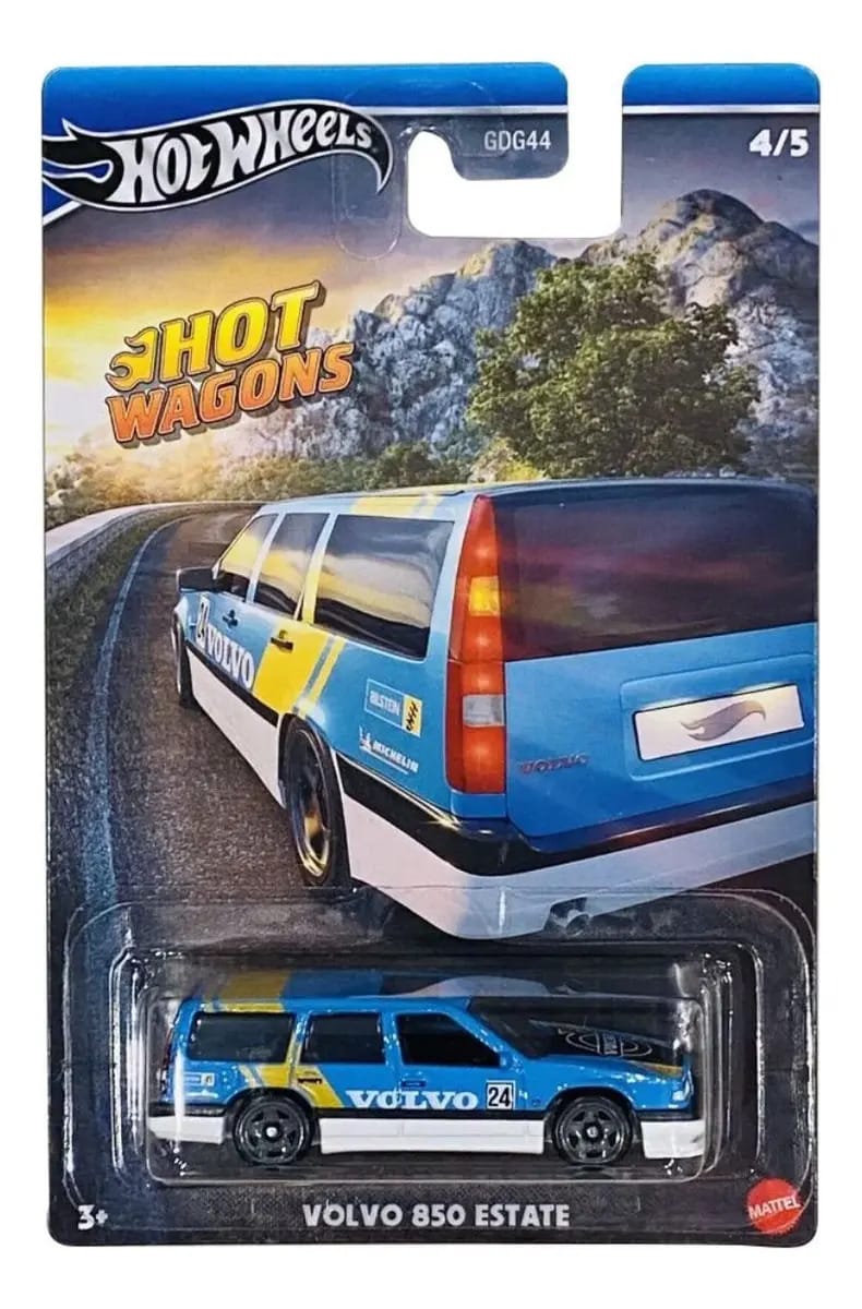 Hot Wheels Carrinho Hot Wagons - Volvo 850 Estate Hrr86