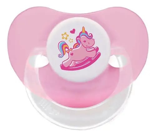 Chupeta Sonho Ortodôntica 6m Tam 2 Rosa Lillo
