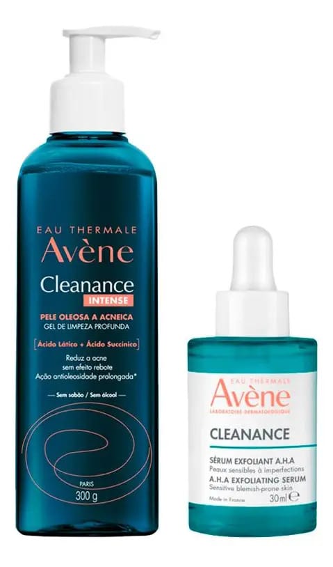 Kit Avène Cleanance Gel + Sérum Esfoliante