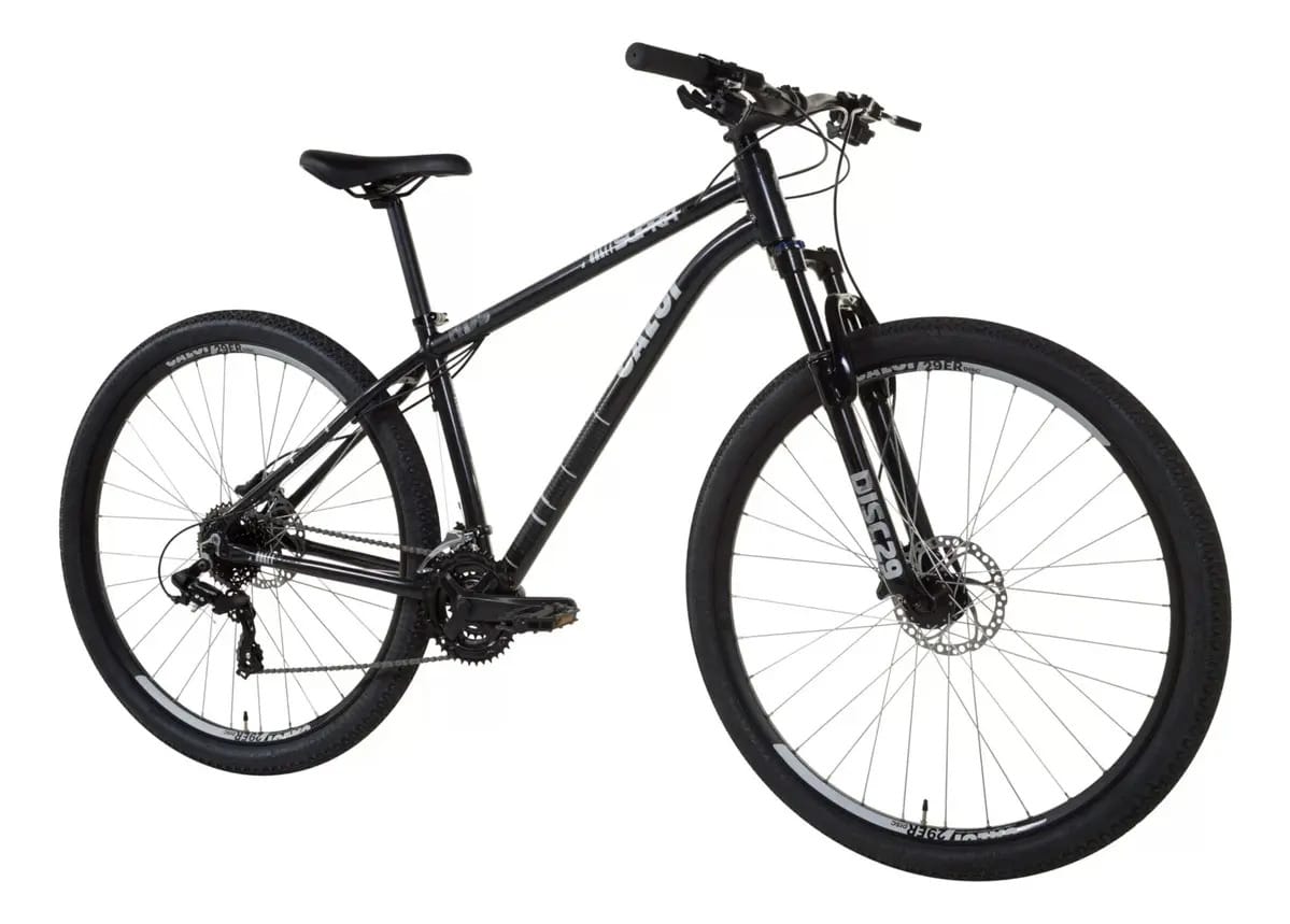 Bicicleta Mtb Caloi Supra Hds Aro 29 24v Freio Hidraulico Cor Cinza-escuro