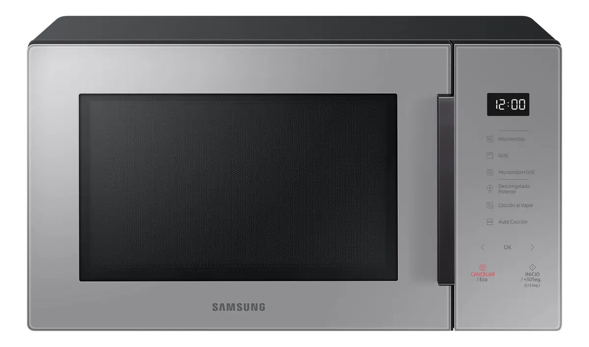 Micro-ondas 28l Samsung Bespoke Grill Vaporera Cinza 1.0 Ft