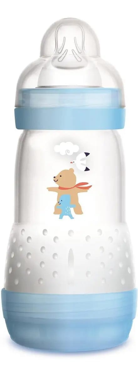 Mamadeira Mam Easy Start 320ml - Embalagem Unitaria Azul
