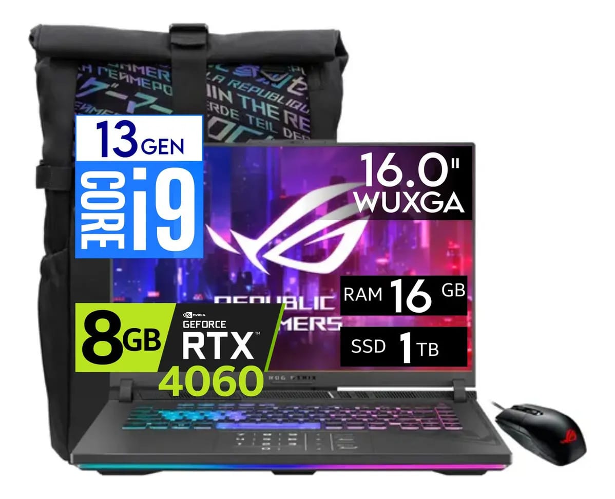 Asus ROG Strix 13980HX 16GB RAM 1024GB Eclipse gray