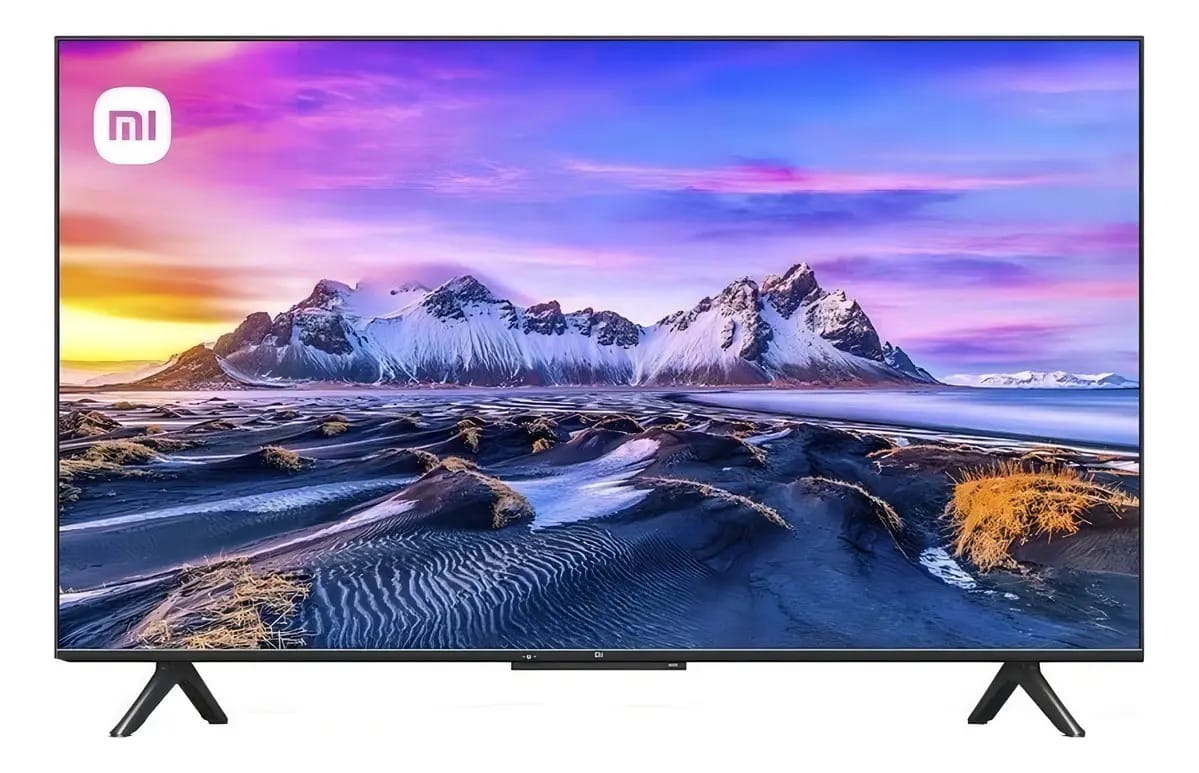 Smart TV de 50" Xiaomi Mi TV P1 50 com tela LED 4K - preto