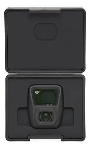 Lente grande angular Dji Air 3 cor preta