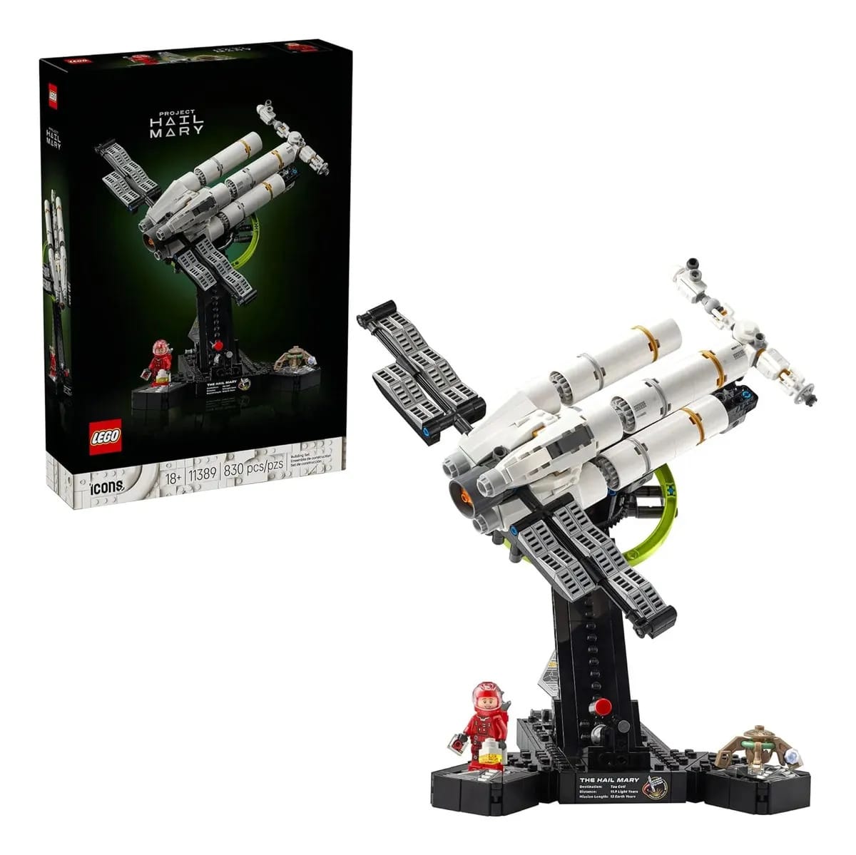 Projeto Lego Icons Hail Mary - Coleção de conjuntos de construção 830