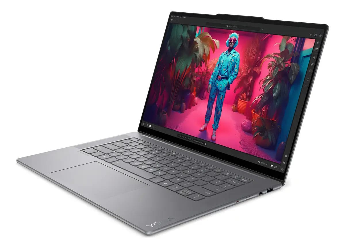 Lenovo Yoga Slim Core Ultra 7 258V 32GB RAM 1024GB Cinza