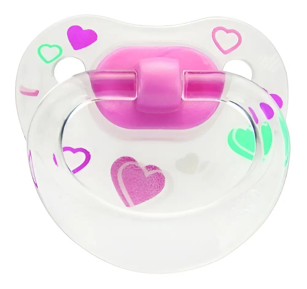Chupeta Kuka Silicone Rosa 6+ Meses Antialérgica