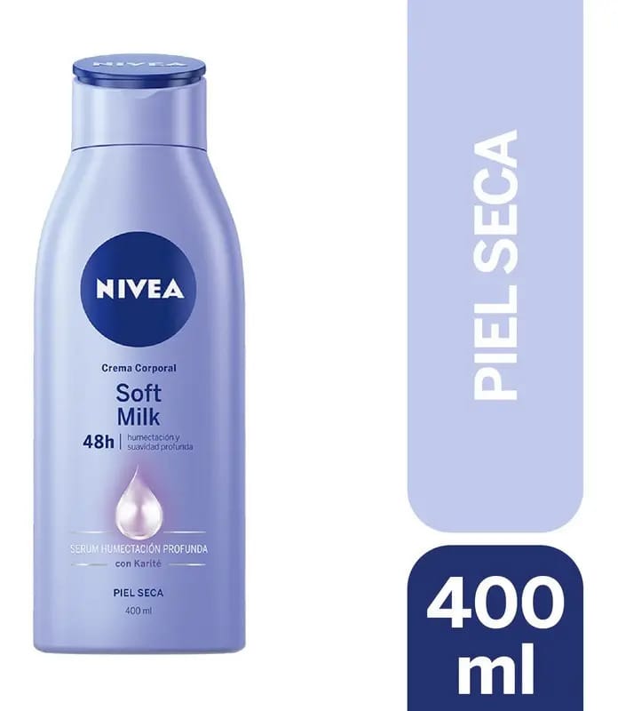 Creme Corporal Nivea Soft Milk Pele Seca 400ml