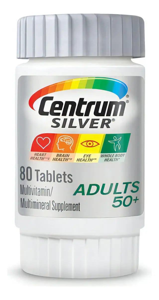 Centrum Silver Adults 50+, 80 Comprimidos