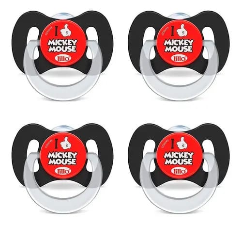 Chupeta Funny Mickey Tam.2 (+6m) 4 Unidades - Lillo