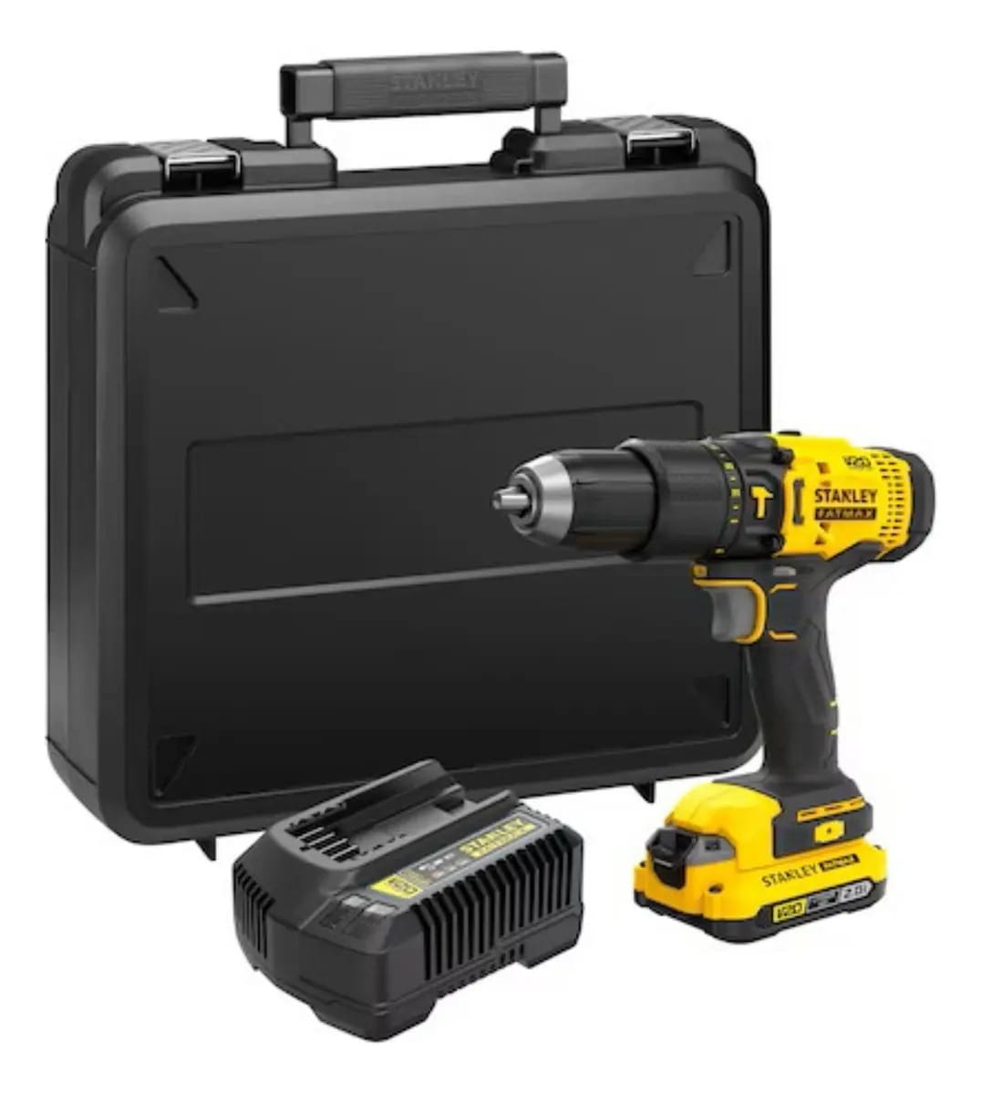 Furadeira E Parafusadeira Stanley Scd711d1k C/ Acessórios