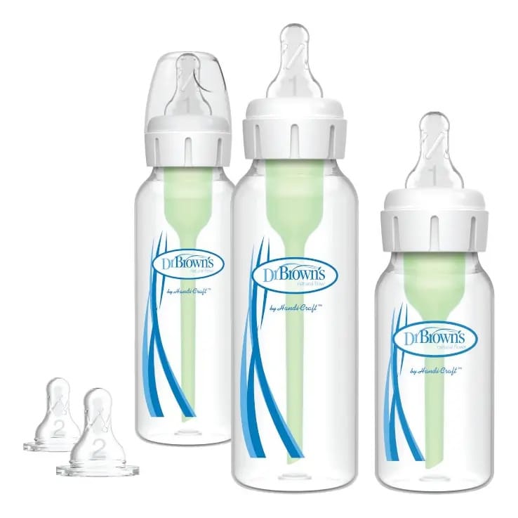 Options+ Dr. Browns Color Transparent Options Standard Mouth Starter Kit
