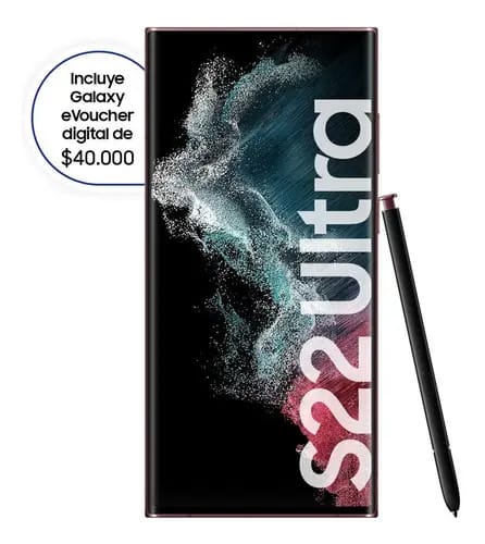 Samsung Galaxy S22 Ultra Snapdragon 5G Dual SIM 512 GB vinho 12 GB RAM