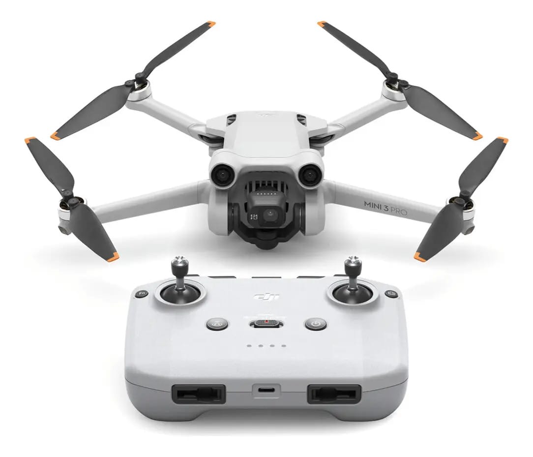 Drone Dji Mini 3 Pro Dji Rc-n1 sem Tela Fly More Dji040 Cor Cinza