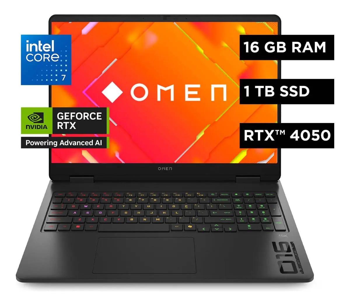 Hp Omen Intel Core i7-14650HX 16GB RAM 1024GB Preto-sombra