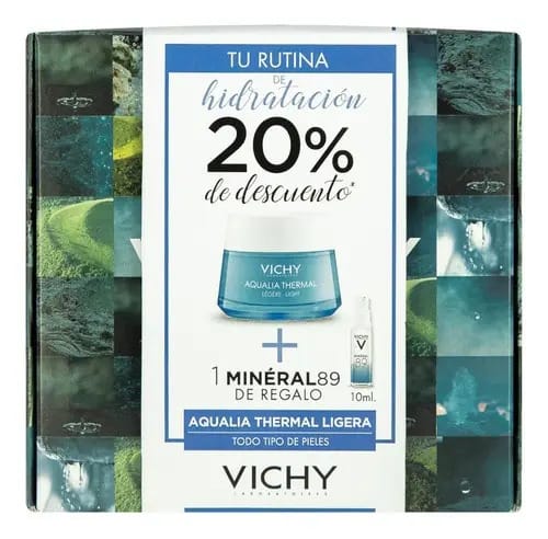 Estojo Vichy Aqualia Light+ Mineral 89 de 10 ml