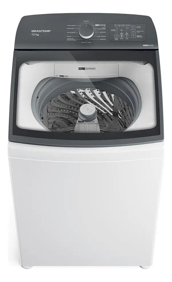 Máquina De Lavar Bwr12bb 12kg Água Quente Branca Brastemp Cor Branco