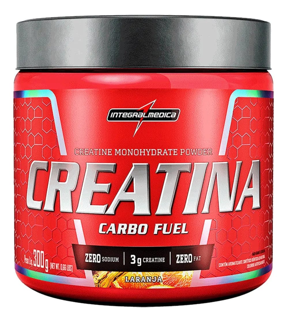 Creatina Carbo Fuel Laranja 300g Integralmédica