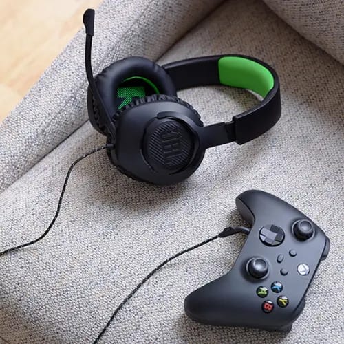 Fones de ouvido Gamer Jbl Quantum 100x PRO C/ Cancelamento de Ruído (pc, Ps5, Ps4, Xbox, Switch)