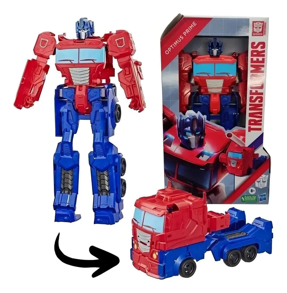 Boneco Optimus Prime Transformers Hasbro
