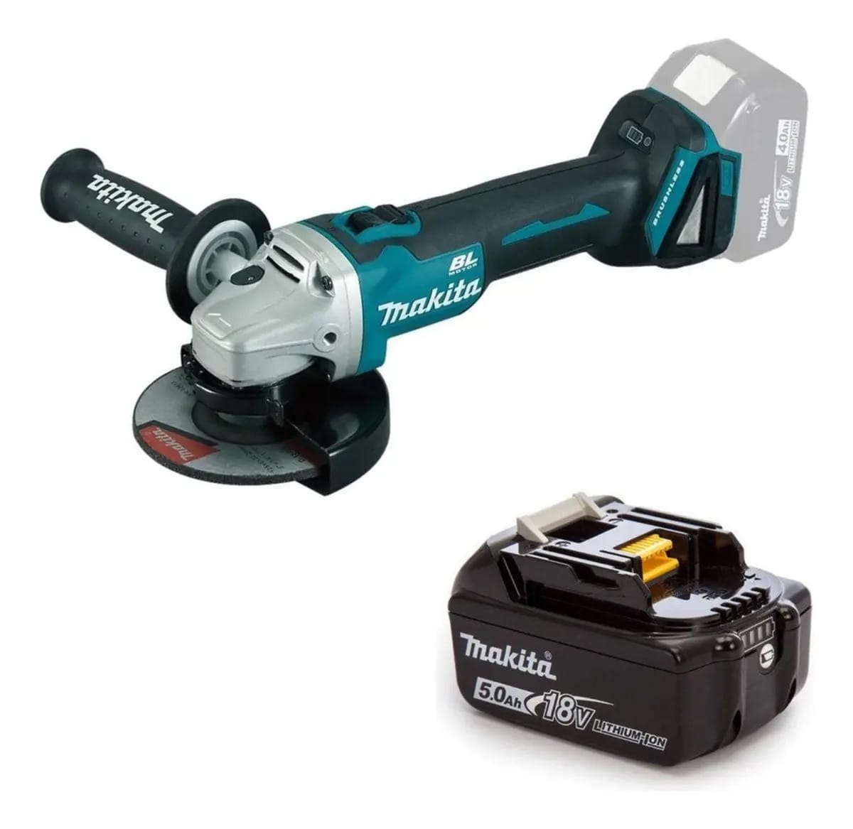 Esmerilhadeira Angular Makita Dga504 + Bateria 5ah