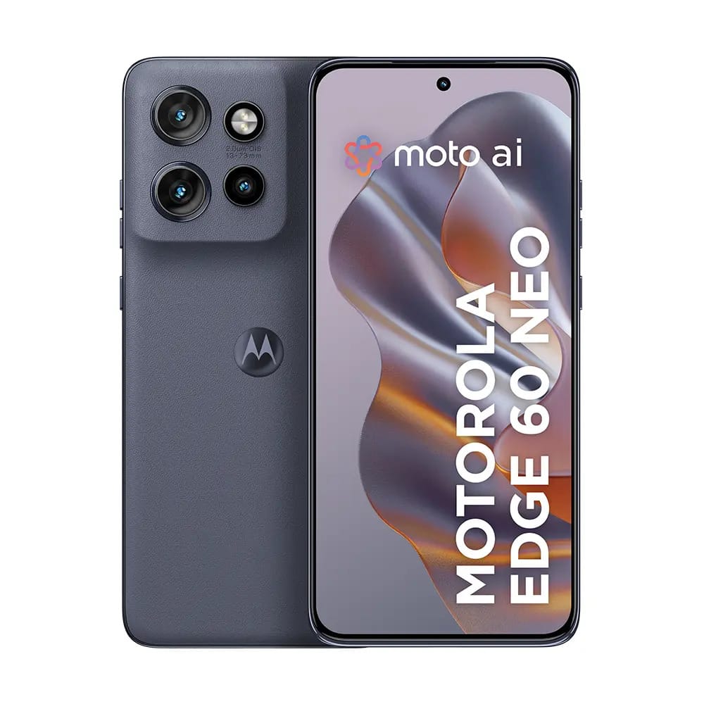 Smartphone Motorola Edge 60 Neo 5G - 256GB 24GB (12GB RAM + 12GB Ram Boost) 50MP Sony Camera Moto AI e tela 1.5K Super HD - Cinza