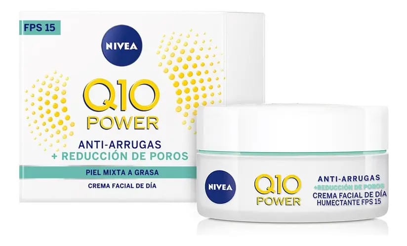 Creme facial anti-rugas Q10 Power Nivea Día Fps 15 50ml