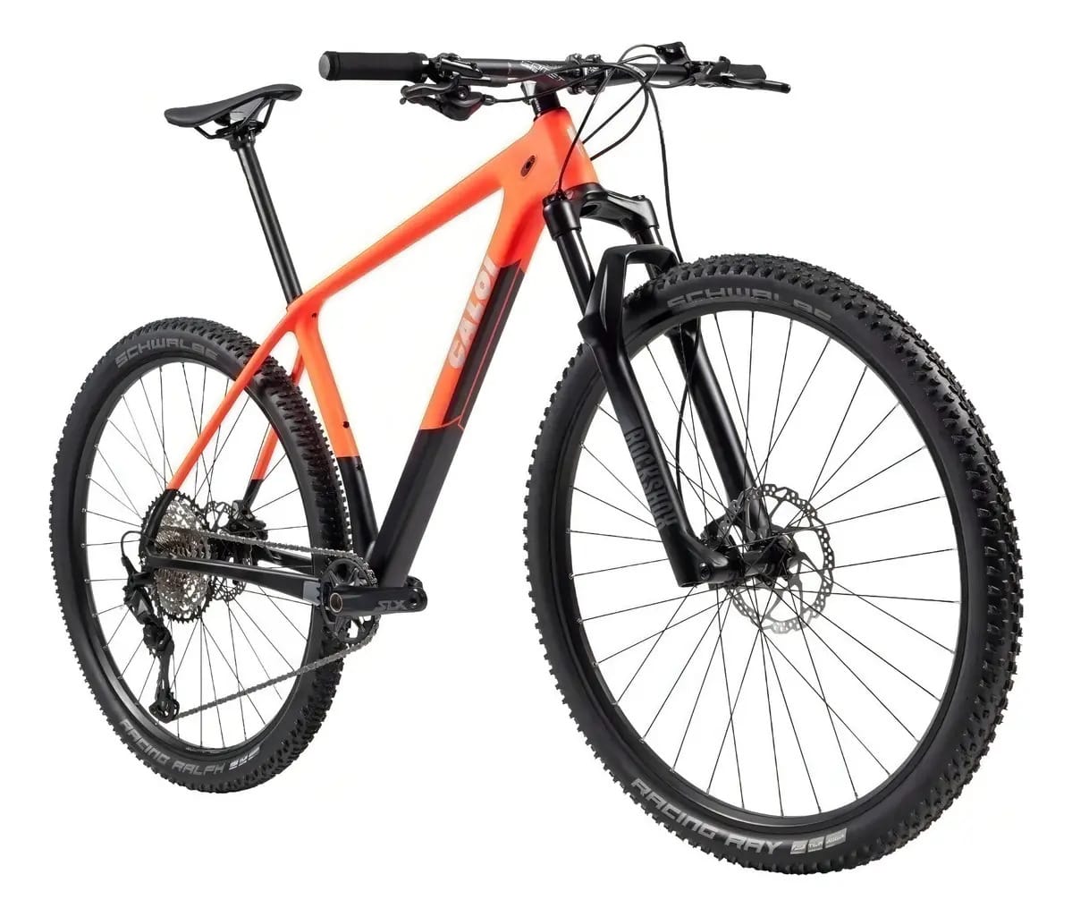 Bicicleta mountain bike Caloi Cross Country Elite Carbon Sport 2021 R29 tamanho do uadro 15" - vermelho